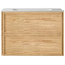 Cali 750mm Wall Hung Single Vanity with Integrated Basin